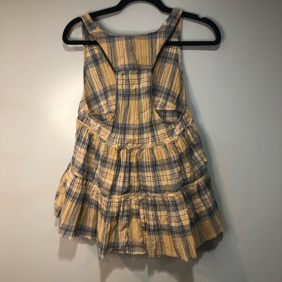 Urban Outfitters Plaid Button Tank Top - Picture 4 of 6